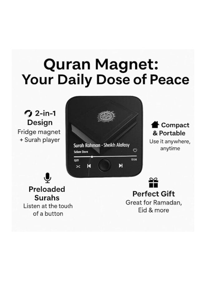 Toyland مغناطيس القرآن مع مشغل سور مدمج، تصميم 2 في 1، تلاوات إسلامية محملة مسبقًا، قابلة لإعادة الشحن - Image 4